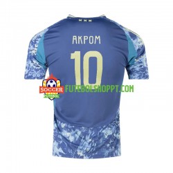 Camisola Homem AFC Ajax Chuba Akpom 10 Alternativa Equipamento 2024-2025 Manga Curta