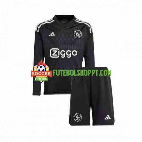 Camisola Júnior AFC Ajax Guarda-redes Terceiro Equipamento 2023-2024 Manga Comprida