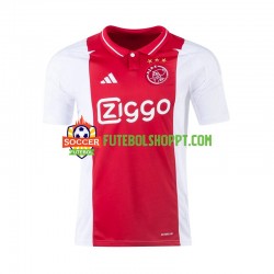 Camisola Homem AFC Ajax Principais Equipamento 2024-2025 Manga Curta