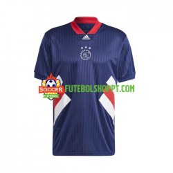Camisola Homem AFC Ajax Icon Retro Principais Equipamento 2022-2023 Manga Curta