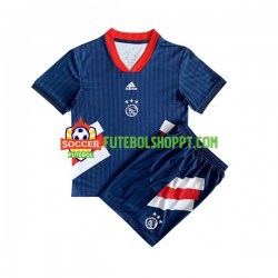 Camisola Júnior AFC Ajax Icon Retro Principais Equipamento 2022-2023 Manga Curta
