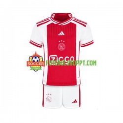 Camisola Júnior AFC Ajax Principais Equipamento 2023-2024 Manga Curta Camisola Júnior AFC Ajax Principais Equipamento 2023-2024 Manga Curta