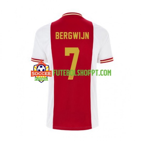 Camisola Homem AFC Ajax Steven Bergwijn 7 Principais Equipamento 2022-2023 Manga Curta