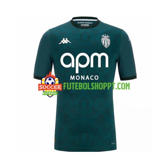 Camisola Homem AS Monaco Alternativa Equipamento 2024-2025 Manga Curta