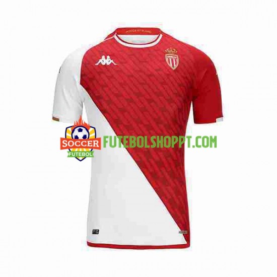 Camisola Homem AS Monaco Principais Equipamento 2023-2024 Manga Curta