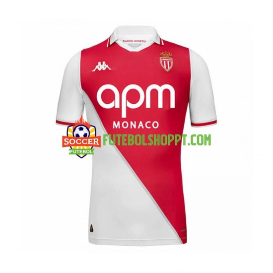 Camisola Homem AS Monaco Principais Equipamento 2024-2025 Manga Curta