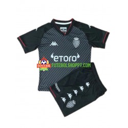 Camisola Júnior AS Monaco Alternativa Equipamento 2021-2022 Manga Curta
