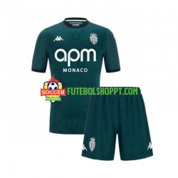Camisola Júnior AS Monaco Alternativa Equipamento 2024-2025 Manga Curta