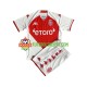 Camisola Júnior AS Monaco Principais Equipamento 2022-2023 Manga Curta