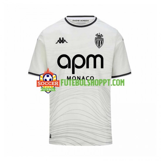 Camisola Homem AS Monaco Terceiro Equipamento 2024-2025 Manga Curta