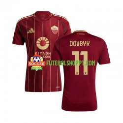 Camisola Homem AS Roma Artem Dovbyk 11 Principais Equipamento 2024-2025 Manga Curta