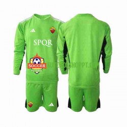 Camisola Júnior AS Roma Guarda-redes Alternativa Equipamento 2023-2024 Manga Comprida