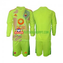 Camisola Júnior AS Roma Guarda-redes Alternativa Equipamento 2024-2025 Manga Comprida