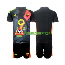 Camisola Júnior AS Roma Guarda-redes Principais Equipamento 2024-2025 Manga Curta