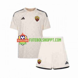 Camisola Júnior AS Roma Alternativa Equipamento 2023-2024 Manga Curta Camisola Júnior AS Roma Alternativa Equipamento 2023-2024 Manga Curta