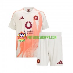 Camisola Júnior AS Roma Alternativa Equipamento 2024-2025 Manga Curta
