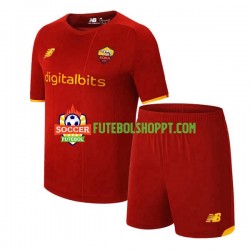 Camisola Júnior AS Roma Principais Equipamento 2021-2022 Manga Curta Camisola Júnior AS Roma Principais Equipamento 2021-2022 Manga Curta