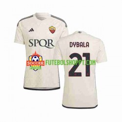 Camisola Homem AS Roma Paulo Dybala 21 Alternativa Equipamento 2023-2024 Manga Curta