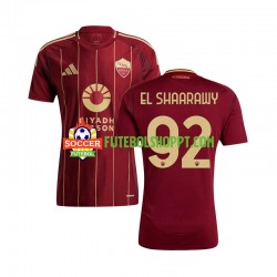 Camisola Homem AS Roma Stephan El Shaarawy 92 Principais Equipamento 2024-2025 Manga Curta