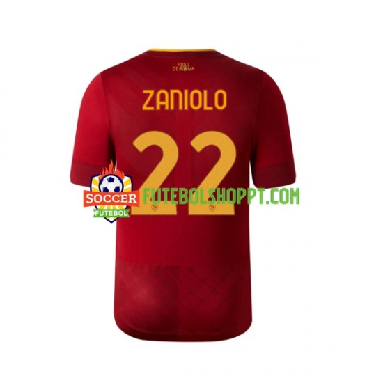 Camisola Homem AS Roma Zaniolo 22 Principais Equipamento 2022-2023 Manga Curta