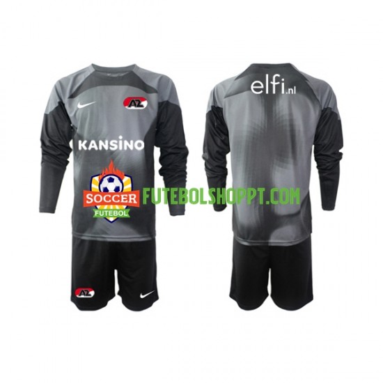 Camisola Júnior AZ Alkmaar Guarda-redes Alternativa Equipamento 2022-2023 Manga Comprida