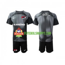 Camisola Júnior AZ Alkmaar Guarda-redes Alternativa Equipamento 2022-2023 Manga Curta