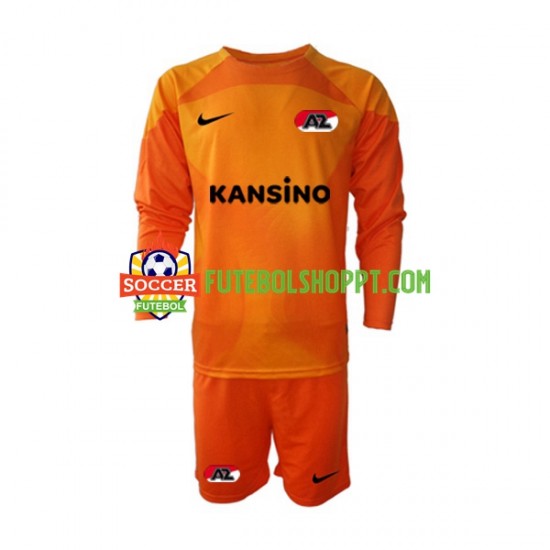 Camisola Júnior AZ Alkmaar Guarda-redes Terceiro Equipamento 2022-2023 Manga Comprida