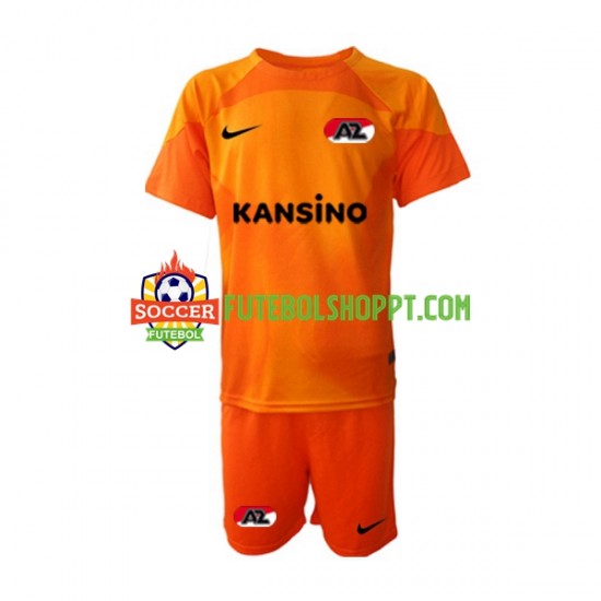 Camisola Júnior AZ Alkmaar Guarda-redes Terceiro Equipamento 2022-2023 Manga Curta