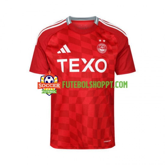 Camisola Homem Aberdeen Principais Equipamento 2024-2025 Manga Curta
