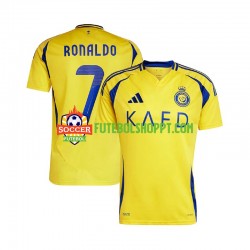 Camisola Homem Al Nassr Cristiano Ronaldo 7 Principais Equipamento 2024-2025 Manga Curta