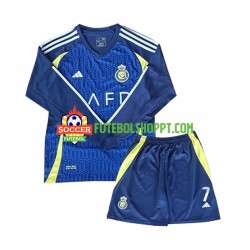 Camisola Júnior Al Nassr Cristiano Ronaldo 7 Alternativa Equipamento 2024-2025 Manga Comprida