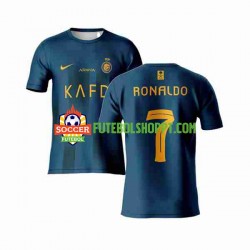Camisola Homem Al-Nassr Ronaldo 7 Alternativa Equipamento 2023-2024 Manga Curta