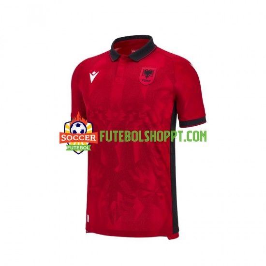Camisola Homem Albânia Principais Equipamento 2023 Manga Curta