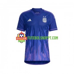 Camisola Homem Argentina Alternativa Equipamento Mundial 2022 Manga Curta