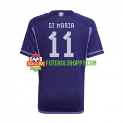 Camisola Homem Argentina Di Maria 11 Alternativa Equipamento Mundial 2022 Manga Curta