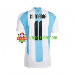 Camisola Homem Argentina Di Maria 11 Principais Equipamento 2024 Manga Curta