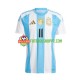 Camisola Homem Argentina Di Maria 11 Principais Equipamento 2024 Manga Curta