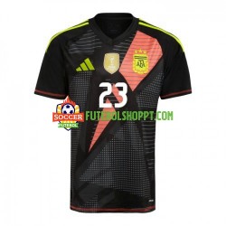 Camisola Homem Argentina Emiliano Martinez 23 Copa America Guarda-redes Principais Equipamento 2024 Manga Curta