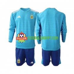 Camisola Júnior Argentina Guarda-redes Terceiro Equipamento 2023 Manga Comprida