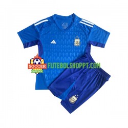 Camisola Júnior Argentina Guarda-redes Terceiro Equipamento 2023 Manga Curta