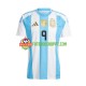 Camisola Homem Argentina Julian Alvarez 9 Principais Equipamento 2024 Manga Curta