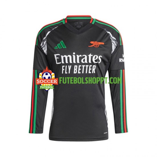 Camisola Homem Arsenal Alternativa Equipamento 2024-2025 Manga Comprida