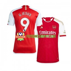 Camisola Homem Arsenal Gabriel Jesus 9 Principais Equipamento 2023-2024 Manga Curta