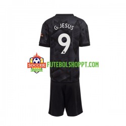 Camisola Júnior Arsenal Gabriel Jesus 9 Alternativa Equipamento 2022-2023 Manga Curta