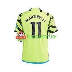 Camisola Homem Arsenal Gabriel Martinelli 11 Alternativa Equipamento 2023-2024 Manga Curta