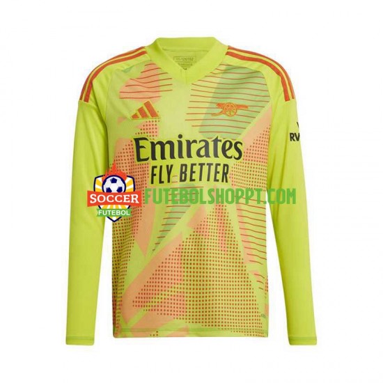Camisola Homem Arsenal Guarda-redes Principais Equipamento 2024-2025 Manga Comprida