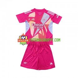 Camisola Júnior Arsenal Guarda-redes Alternativa Equipamento 2024-2025 Manga Curta