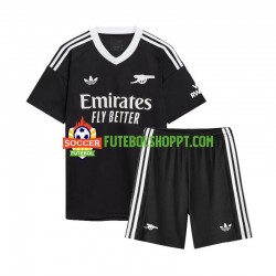 Camisola Júnior Arsenal Guarda-redes Quarto Equipamento 2024-2025 Manga Curta