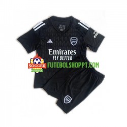 Camisola Júnior Arsenal Guarda-redes Principais Equipamento 2023-2024 Manga Curta