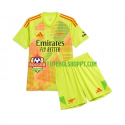 Camisola Júnior Arsenal Guarda-redes Principais Equipamento 2024-2025 Manga Curta